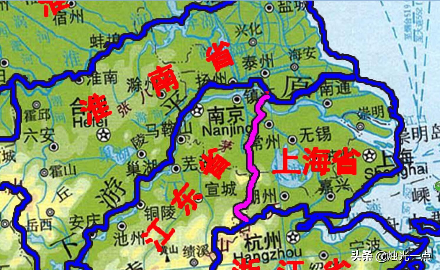 烛光一点:意念中的太湖省有多大?比起广东省如何?