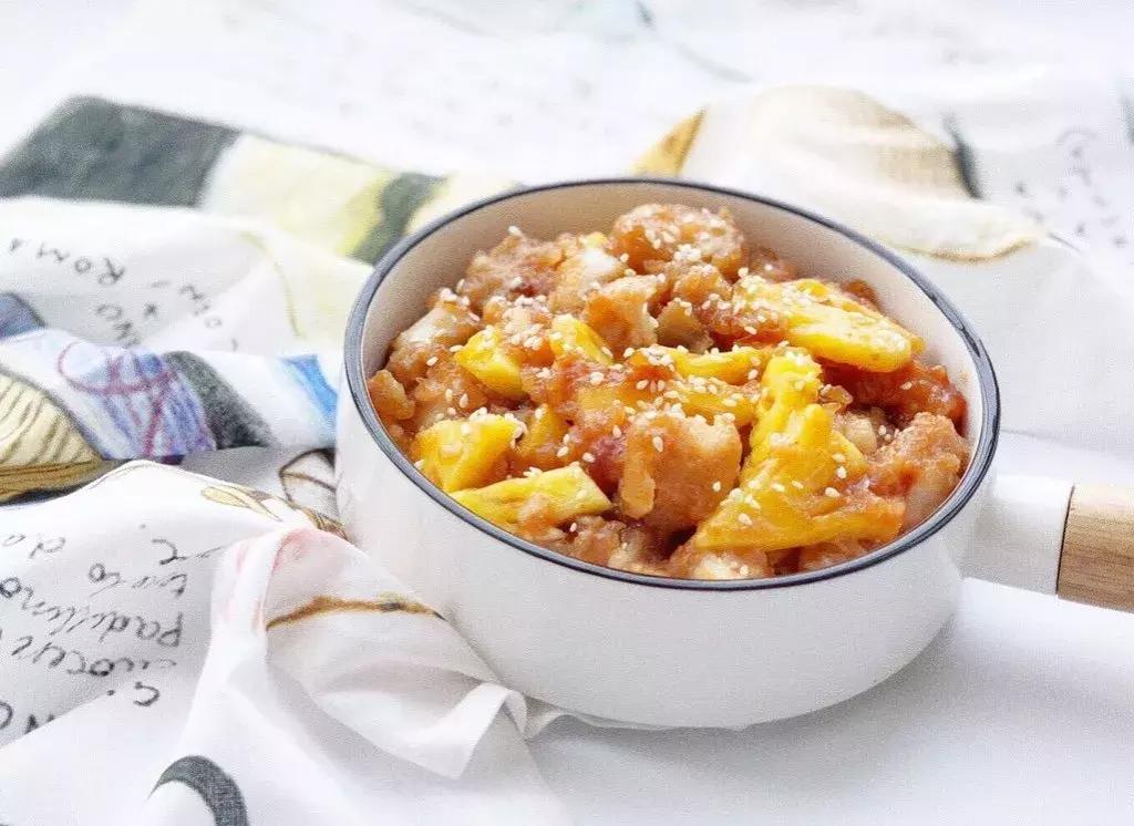 酸甜菠萝龙嘴鱼,番茄菠萝龙利鱼