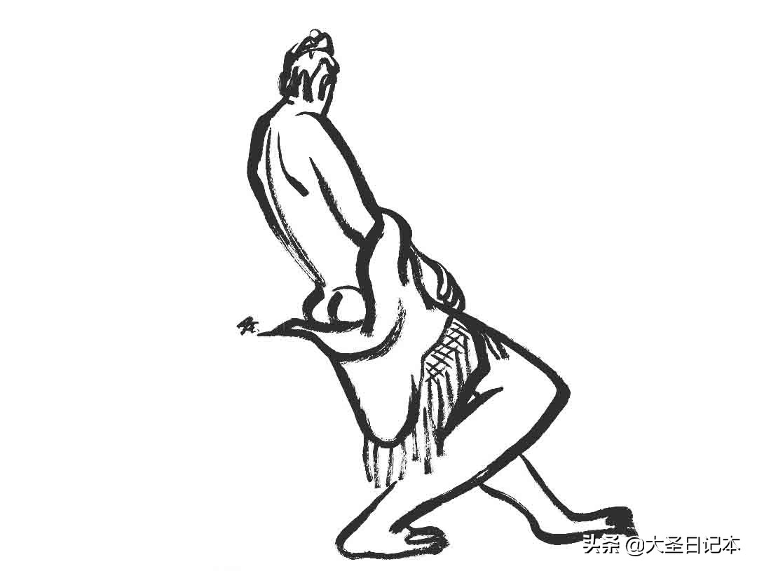 漫画现场临摹,人物写生漫画速写