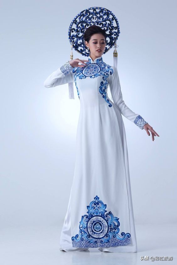 越南文化中国服饰,越南传统文化服饰