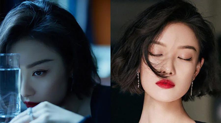 王鸥异瞳猫眼妆,单眼皮超好看的猫眼妆