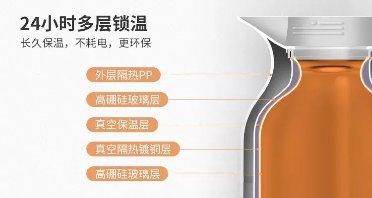 北欧风圆口冷水壶,北欧风轻奢保温壶