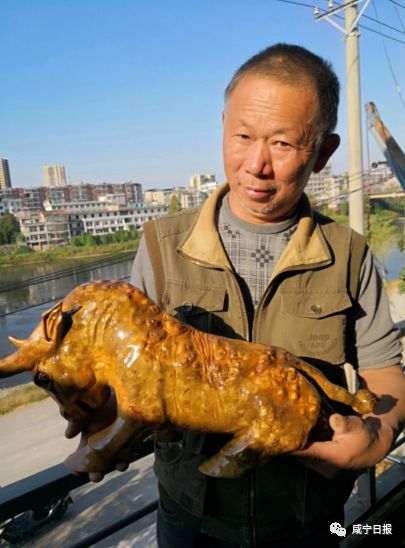 大型根雕博物馆,老人自制根雕博物馆