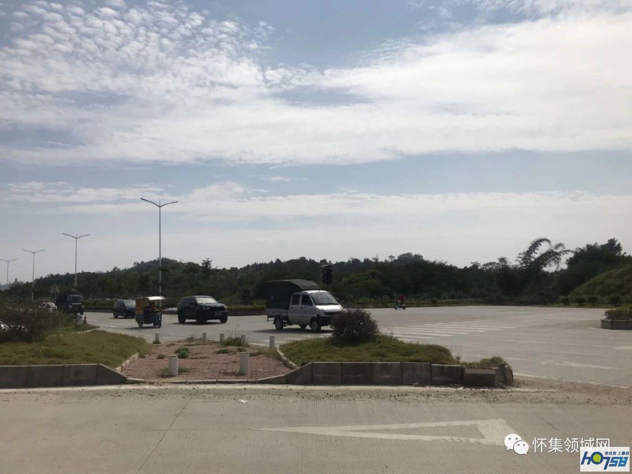 怀集高铁片区3条路建成通车,怀集闸岗路通车