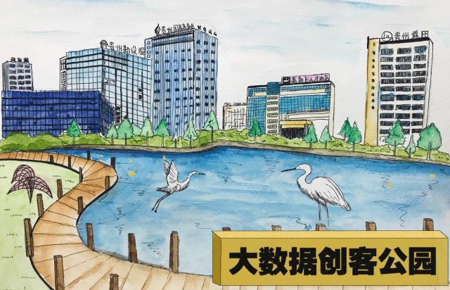 手绘贵阳国际中心,手绘贵阳地图简单又漂亮