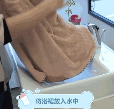 出浴再也不用穿衣服了，这款变态舒服套装，不掉毛又杀菌，5秒吸干一斤水，比普通浴巾好用百倍！