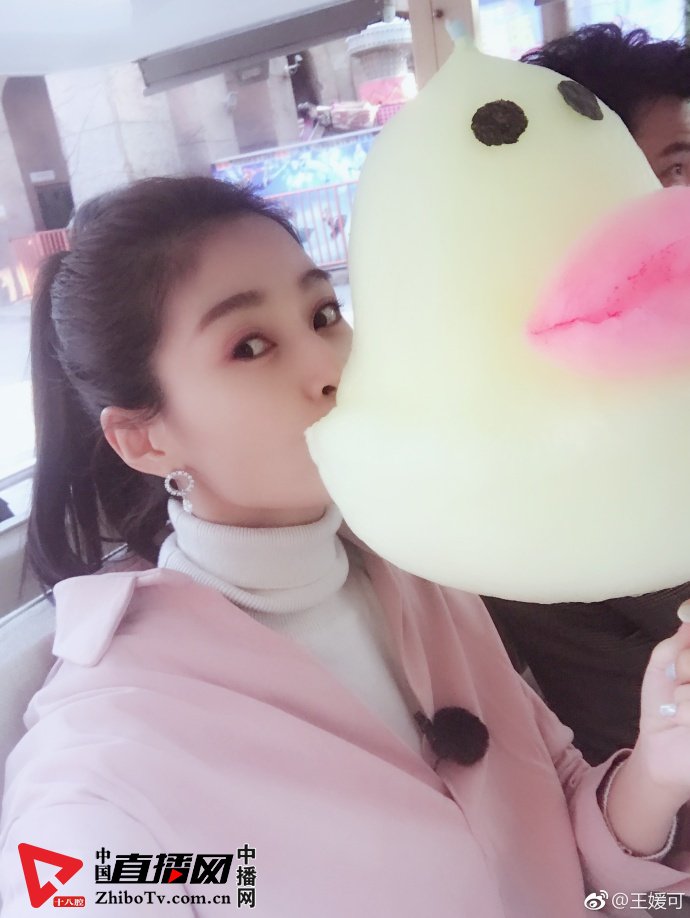 王媛可和粉丝合影 (王媛可延禧攻略纯妃第一个镜头)