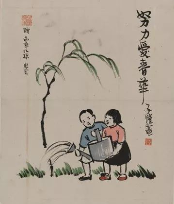 走进丰子恺的漫画世界,丰子恺漫画美学