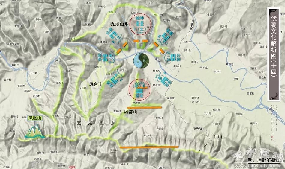 天水市卦台山规划图,天水卦台山八卦图片欣赏