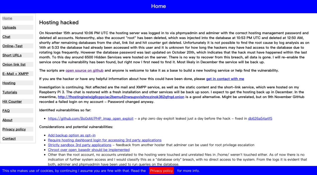 传说中很黄很*力暴**的暗网，被黑客灭掉了一半……