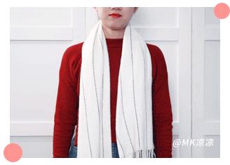手残党看一遍就能学会的围巾系法,春天围巾的各种围法薄款