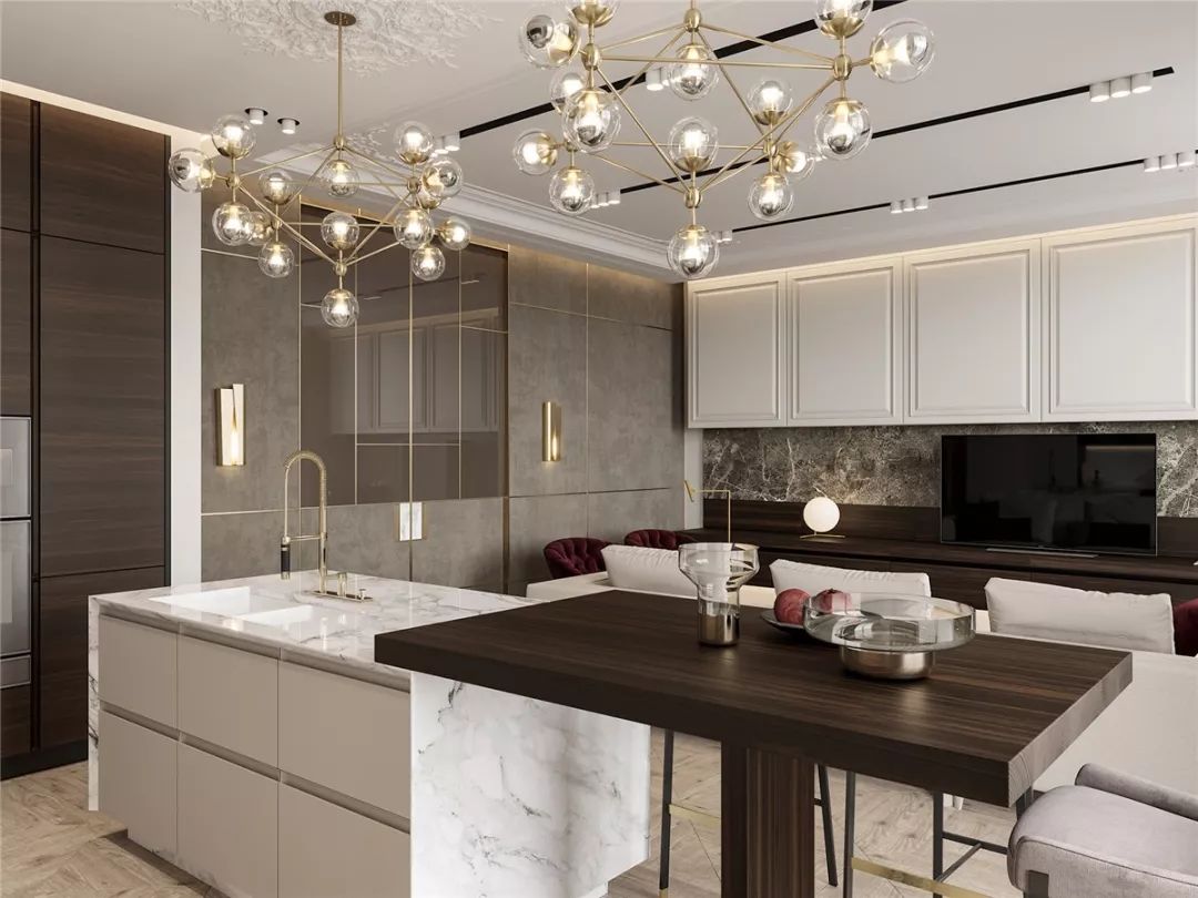 现代简约风在奢华中自由游走，这样的家谁不爱？