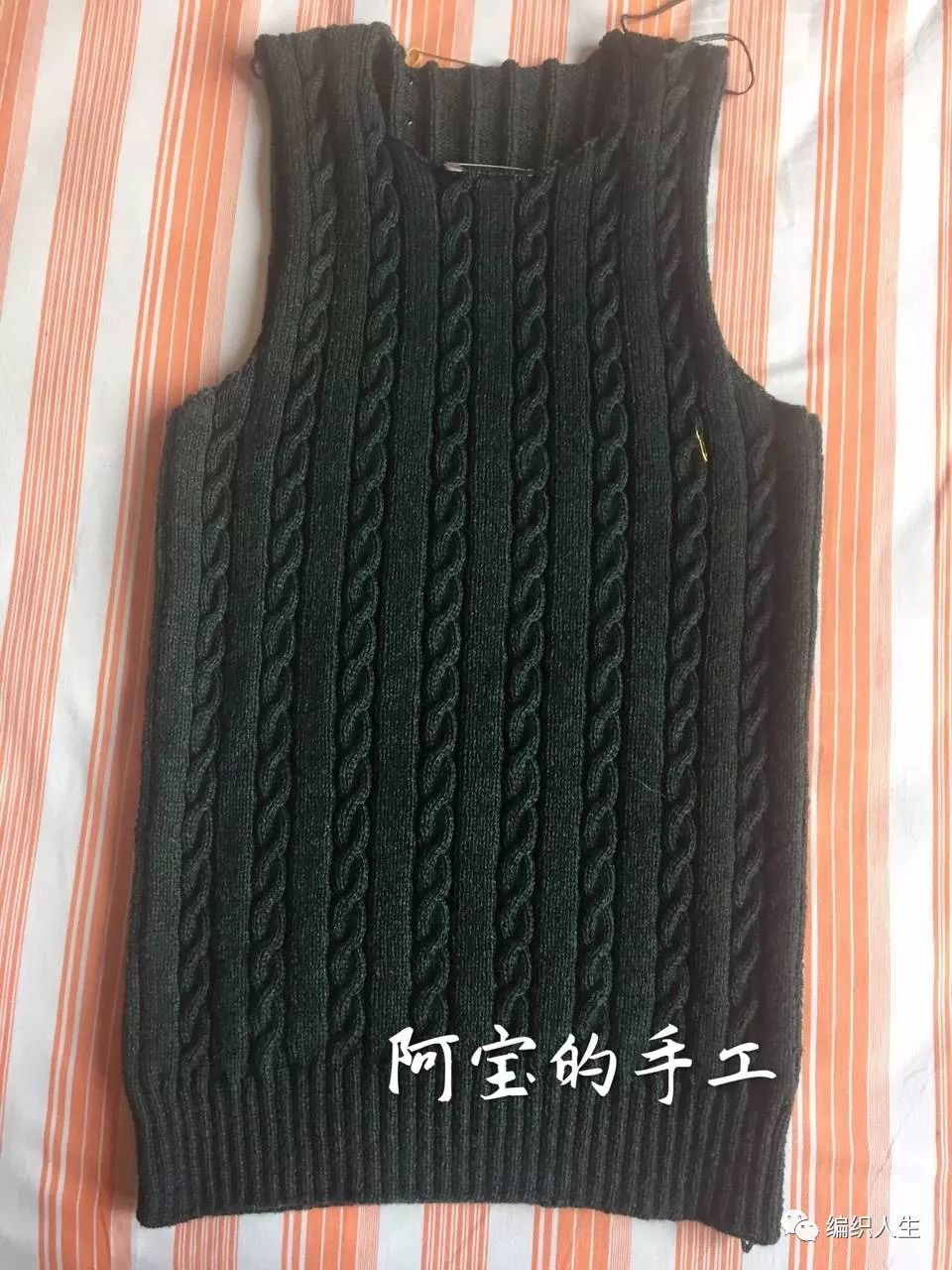 独一无二简单又好看的棒针毛衣,成人毛衣麻花花样