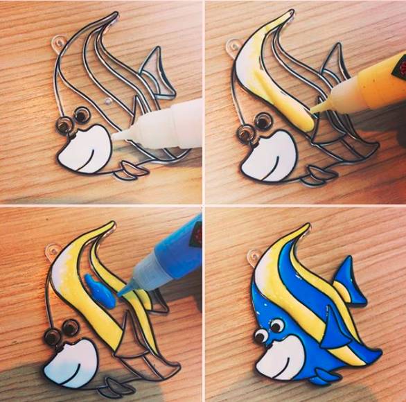 韩国amos水彩笔24色,韩国amos圣诞胶画测评