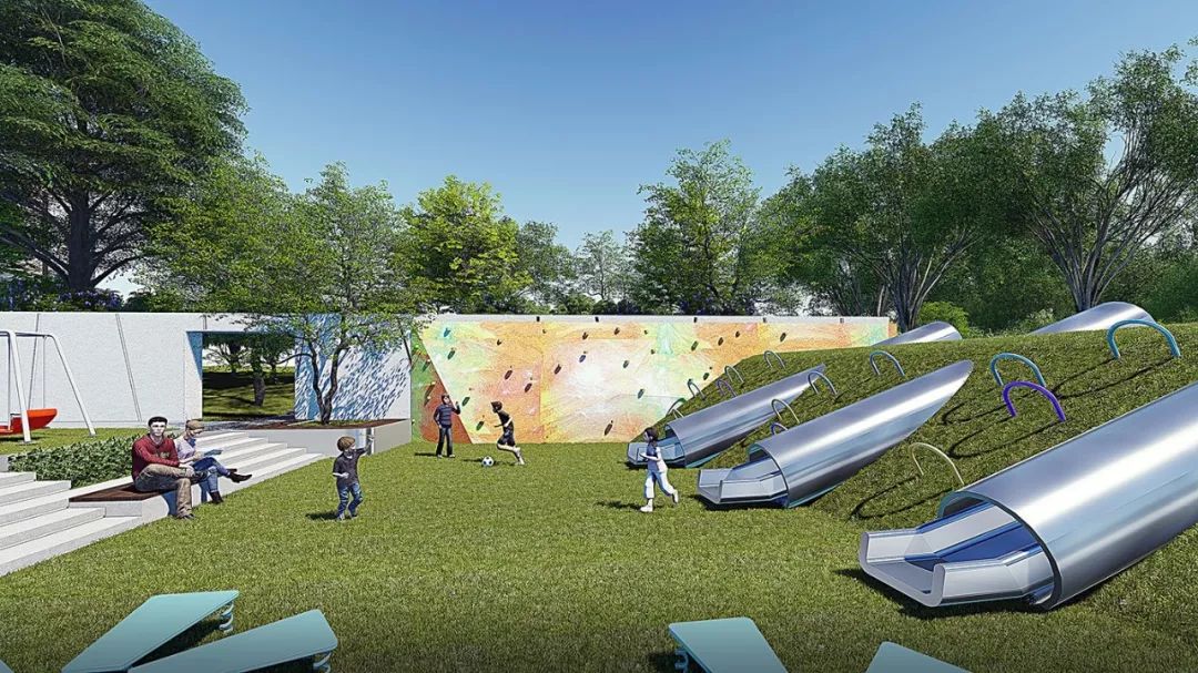 下沉空间的完美演绎｜上海虹桥协信中心