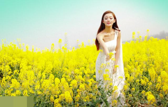 拍照油菜花技术技巧,手机拍摄油菜花人像摄影方法