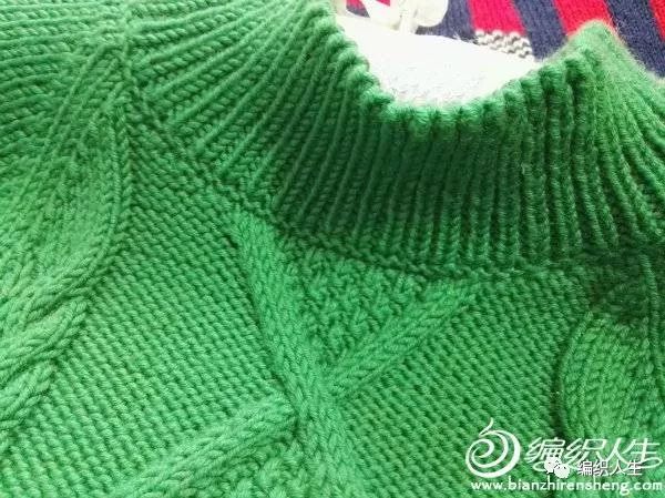 棒针套头女款扭双麻花毛衣,棒针麻花儿童毛衣编织新款式图片