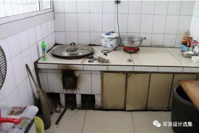 农村烧火的地锅怎么弄可以不粘锅,农村烧柴火地锅灶台