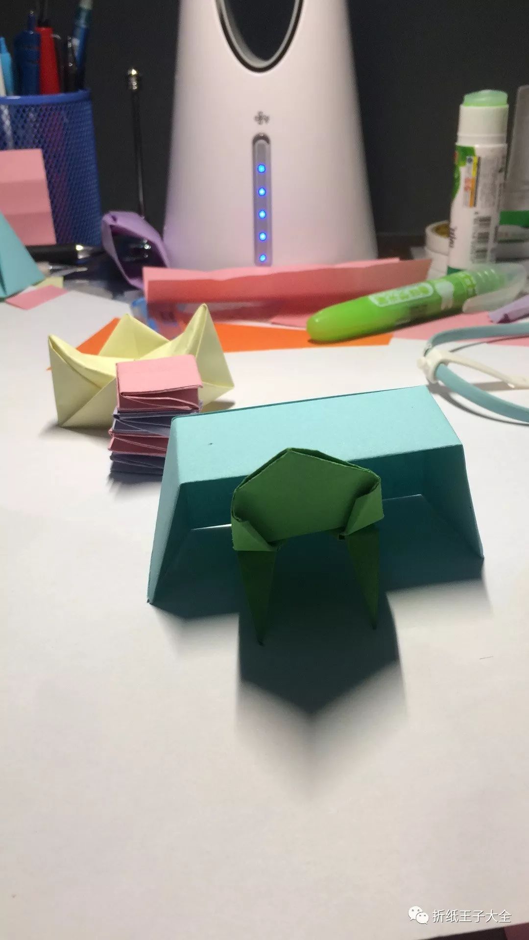 折纸作业教程,白玫瑰作业本折纸