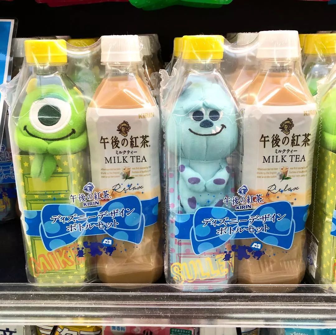 买一瓶午后红茶送一个迪士尼娃娃!日本代购有的忙了……