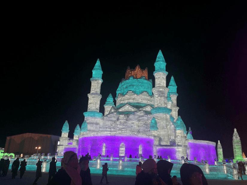 零下1°c的哈尔滨,零下18度冰城