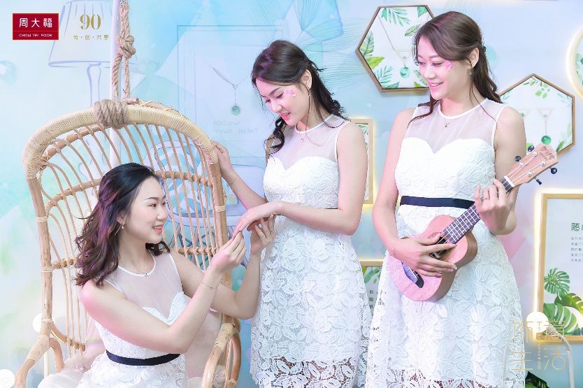 周大福轻奢美饰,周大福新版三件套