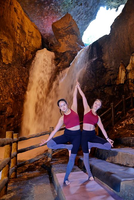 惊叹！国内首创洞心瑜伽秀在九乡上演！