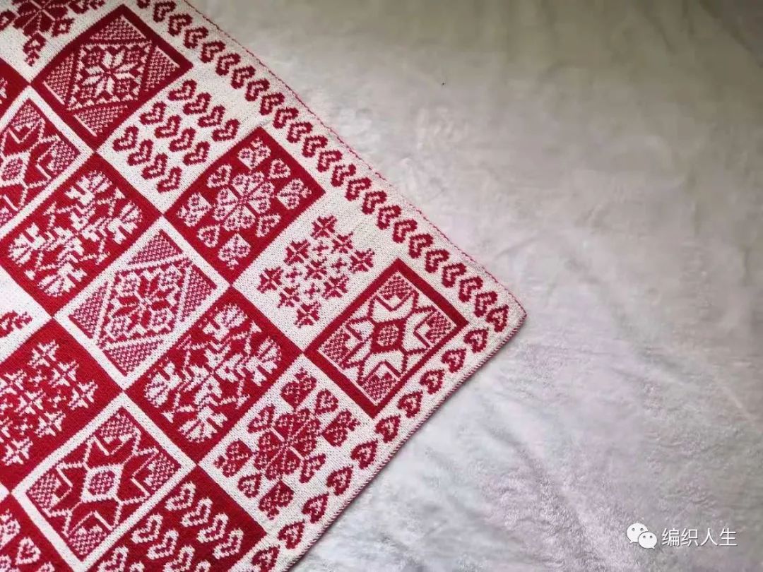 棒针双面提花编织视频教程,提花花样编织完整教程