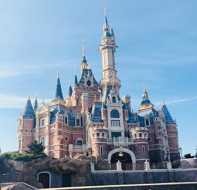 缓慢游玩迪士尼,慢慢悠悠的游玩