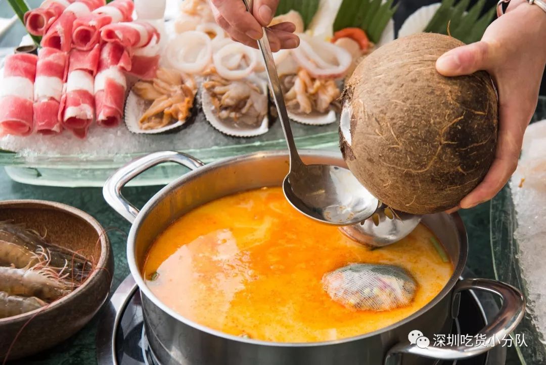 普吉岛芭东海滩泰式小火锅,普吉岛椰子岛网红