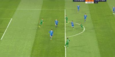 张玉宁超级世界波破门,张玉宁巴坎布推射