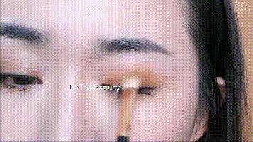 ins日杂清透眼妆适合居家的小仙女,教你两分钟就能搞定的眼妆画法