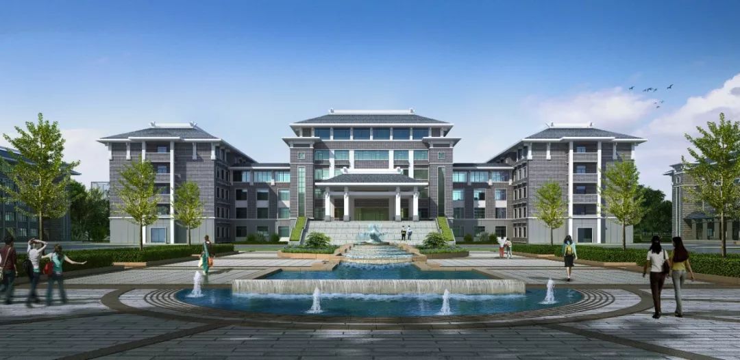 很美！官湖高级中学扩建二期啦！实验室、图书馆、报告厅...