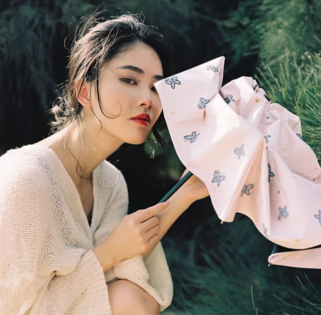 日本变态雨伞图案,防紫外线太阳伞小巧便携颜值