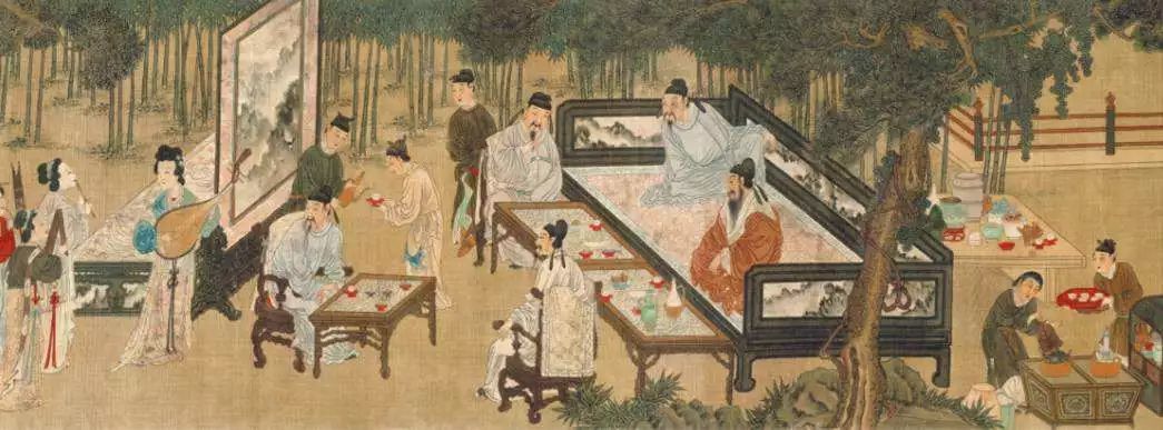 宋画中的文人形象,描绘宋人生活的画