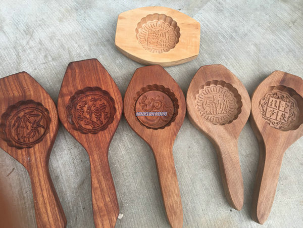 制作手工月饼老式模具,传统老式月饼手工制作
