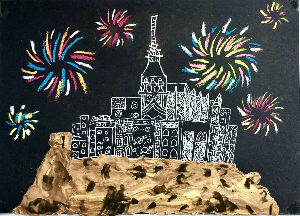 树洞画100幅欣赏,树洞松鼠儿童画