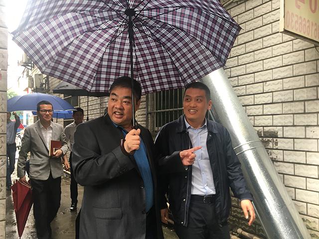 领导督查黑臭水体整治和零直排区,区领导检查推进黑臭水体治理工作