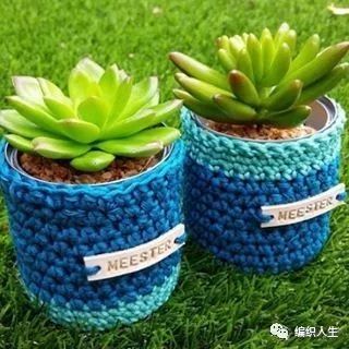 钩针收纳篮编织图解,钩针储物篮的图解