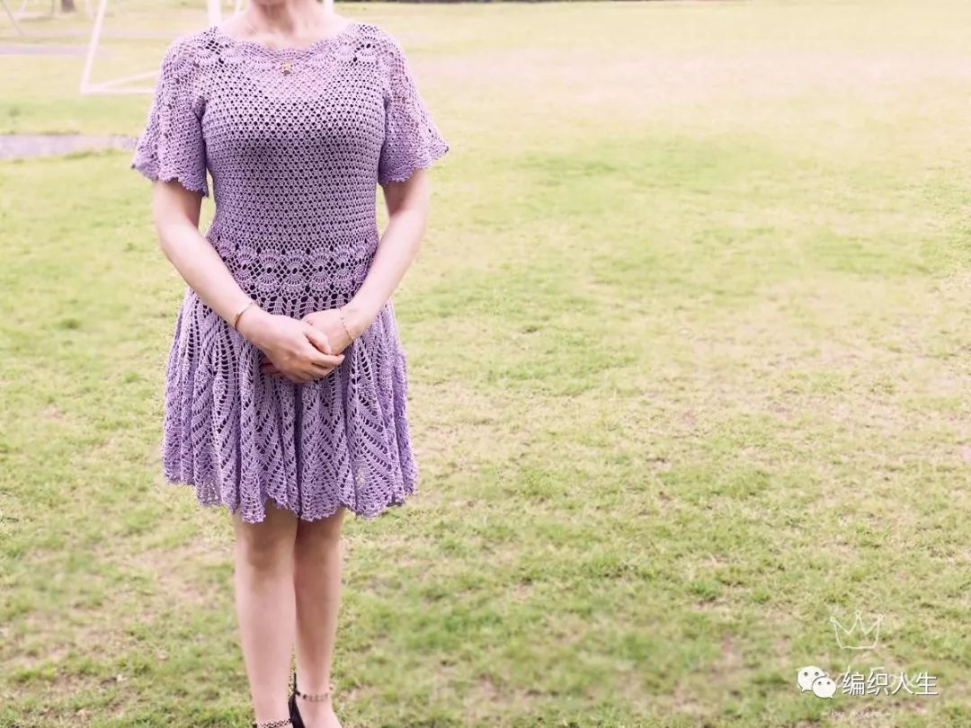 微课丨“含笑”浪漫的钩针连衣裙，6月4日晚8点上课