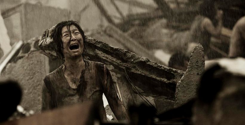 唐山大地震四幅画,唐山大地震遗址纪念绘画