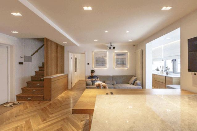 小面积客厅阳台改书房装修效果图,客厅书房阳台一体装修效果图欣赏