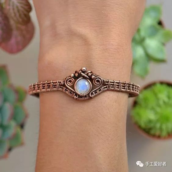 原创手作水晶项链,手工制作首饰线