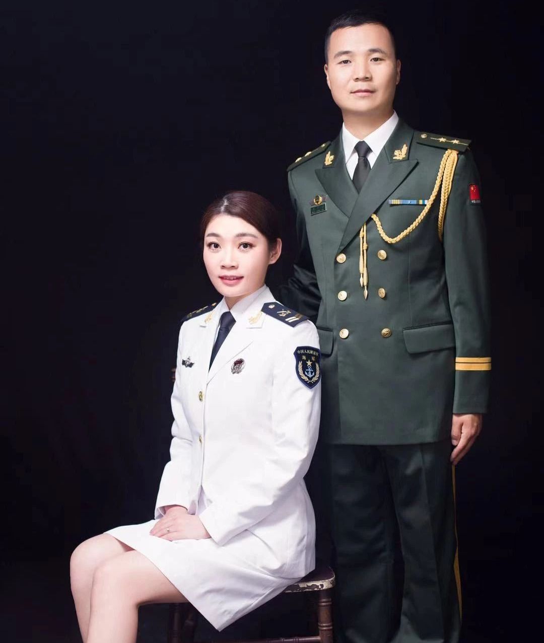 军人爱情故事,七夕军人情侣