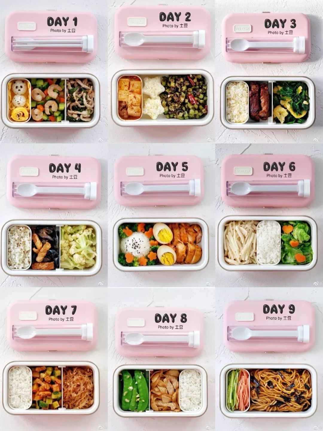 上班族不用加热的便当饭,自己加热的便当盒