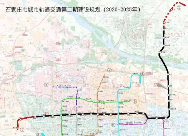 石家庄地铁线路图高清版,石家庄地铁2040