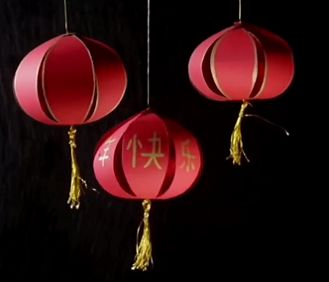 元宵节灯笼手工制作教程视频,6-12岁少儿元宵节手工超大灯笼