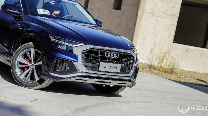 奥迪q855tfsi价格多少钱,颜值爆表车长五米抢先试驾奥迪q8