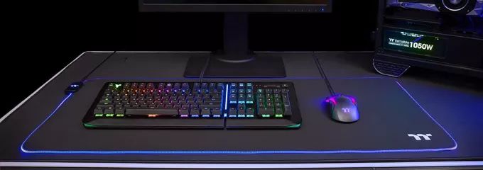 曜越发布Level20RGB系列电竞鼠标垫