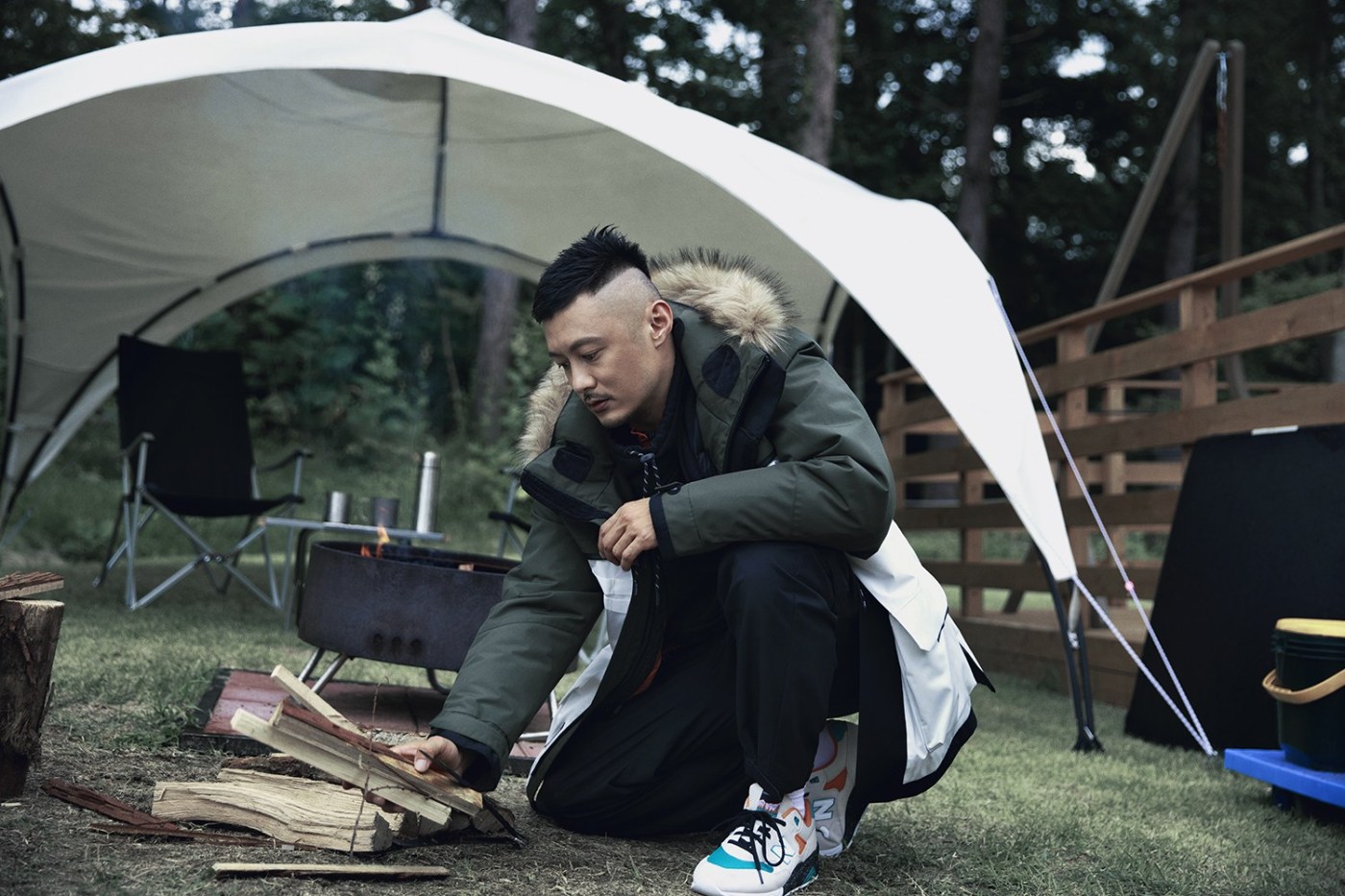 newbalance联名余文乐穿搭,余文乐newbalance